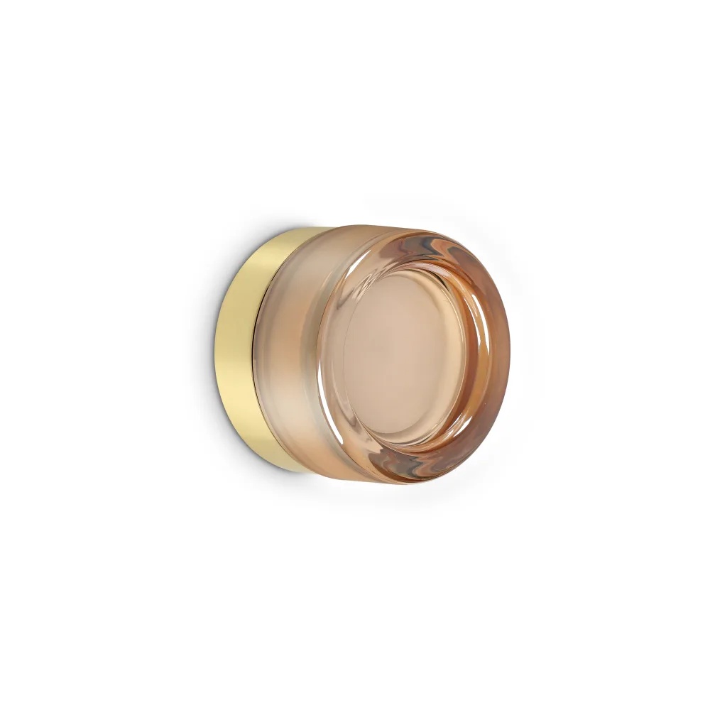 Aplica Lolly 1xGX53, IP44, ambra, Ideal Lux