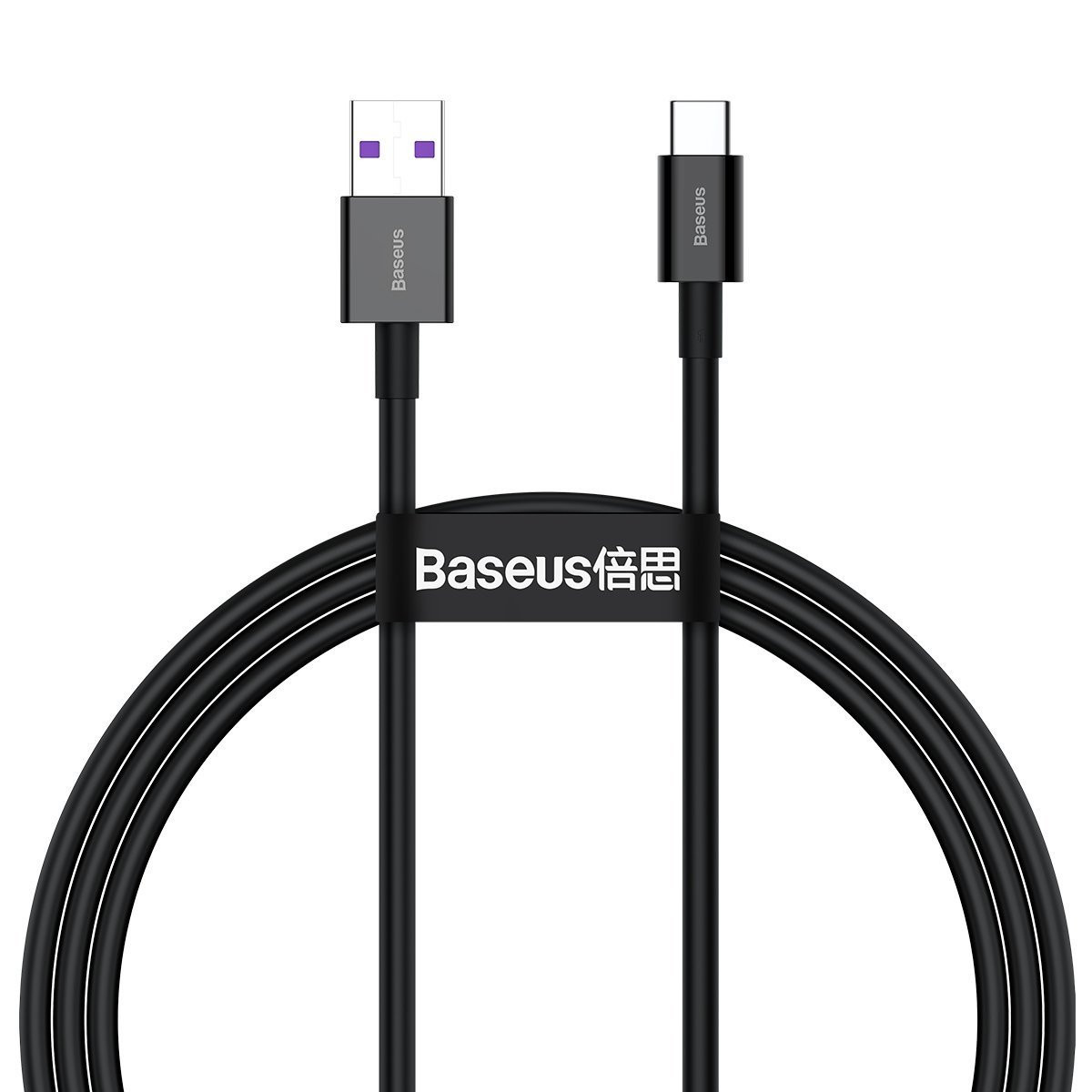Cablu USB-C, 66W, 1m, negru, Baseus
