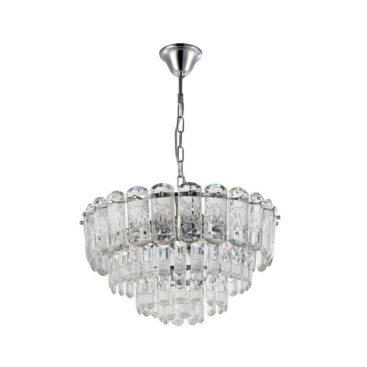 Candelabru Glamour SP10, 10xE14, crom, Klausen