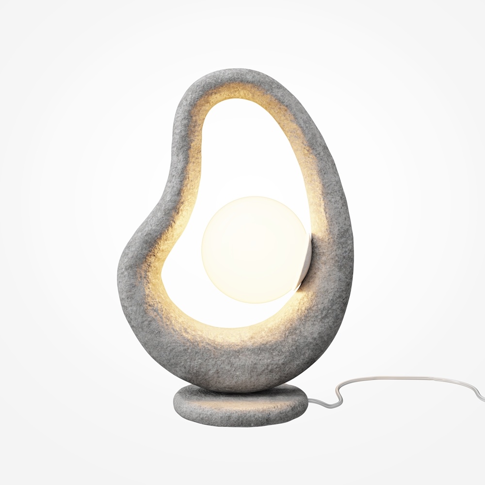 Lampa de masa Opus 1xG9, gri, metal, Maytoni