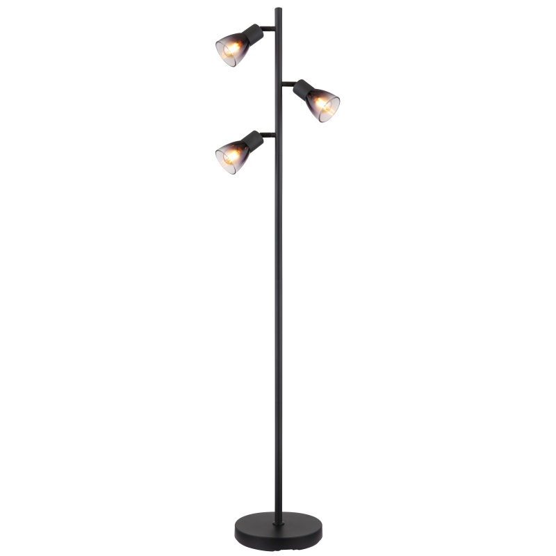 Lampadar Satella, 3xE14, IP20, negru mat, Globo Lighting