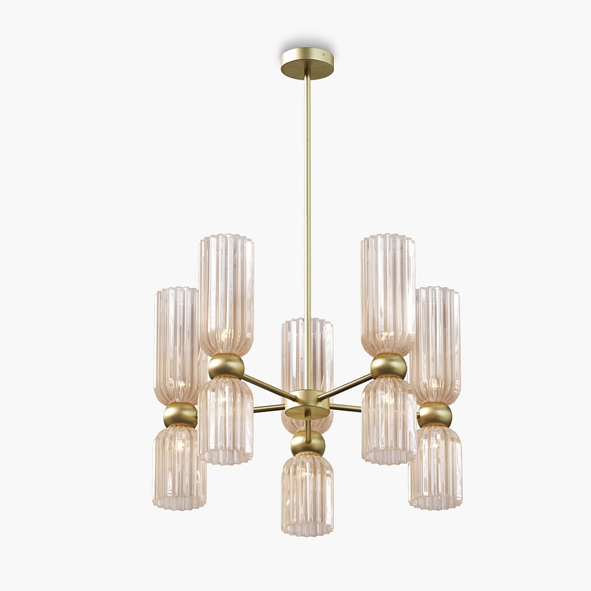 Lustra Antic 10xE14, IP20, aurie, Maytoni