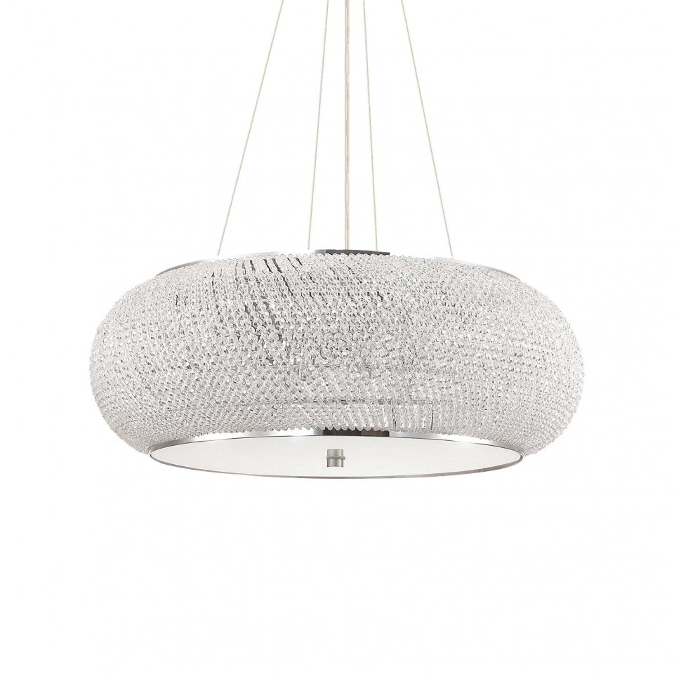 Lustra Pasha 164977, 14xE14, crom, IP20, Ideal Lux