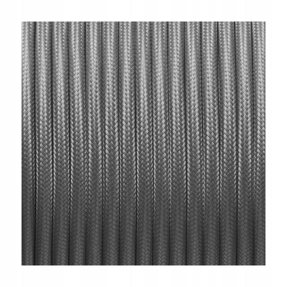 Pachet 2m Cablu Textil gri inchis 2x0,75