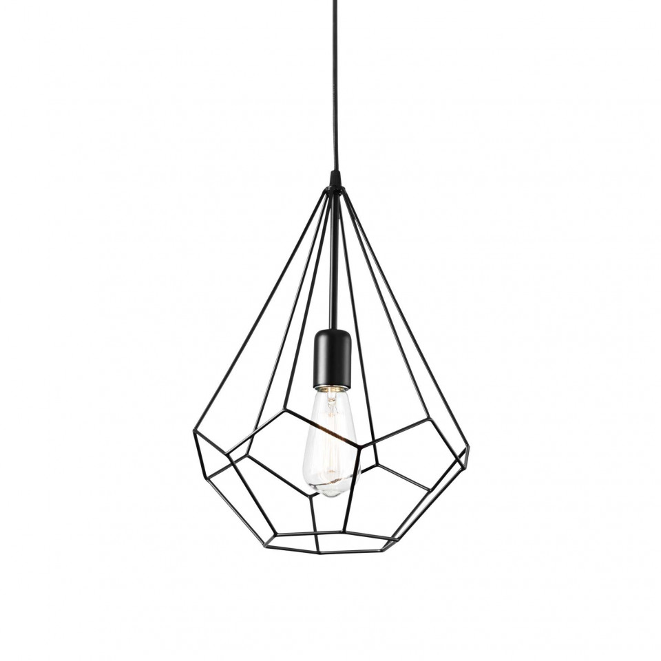 Pendul Ampolla 148175, 1xE27, negru, IP20, Ideal Lux