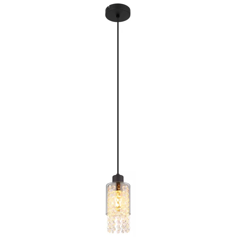 Pendul Backey 15799H, 1xE27, fumuriu+negru