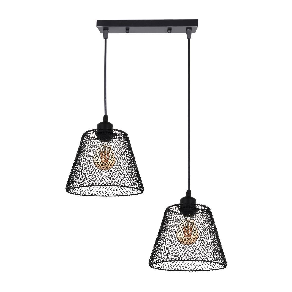 Pendul Loana SP2 B, 2xE27, negru, Klausen