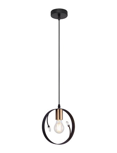 Pendul Vigo 15346-1, 1xE27, negru, IP20, Globo