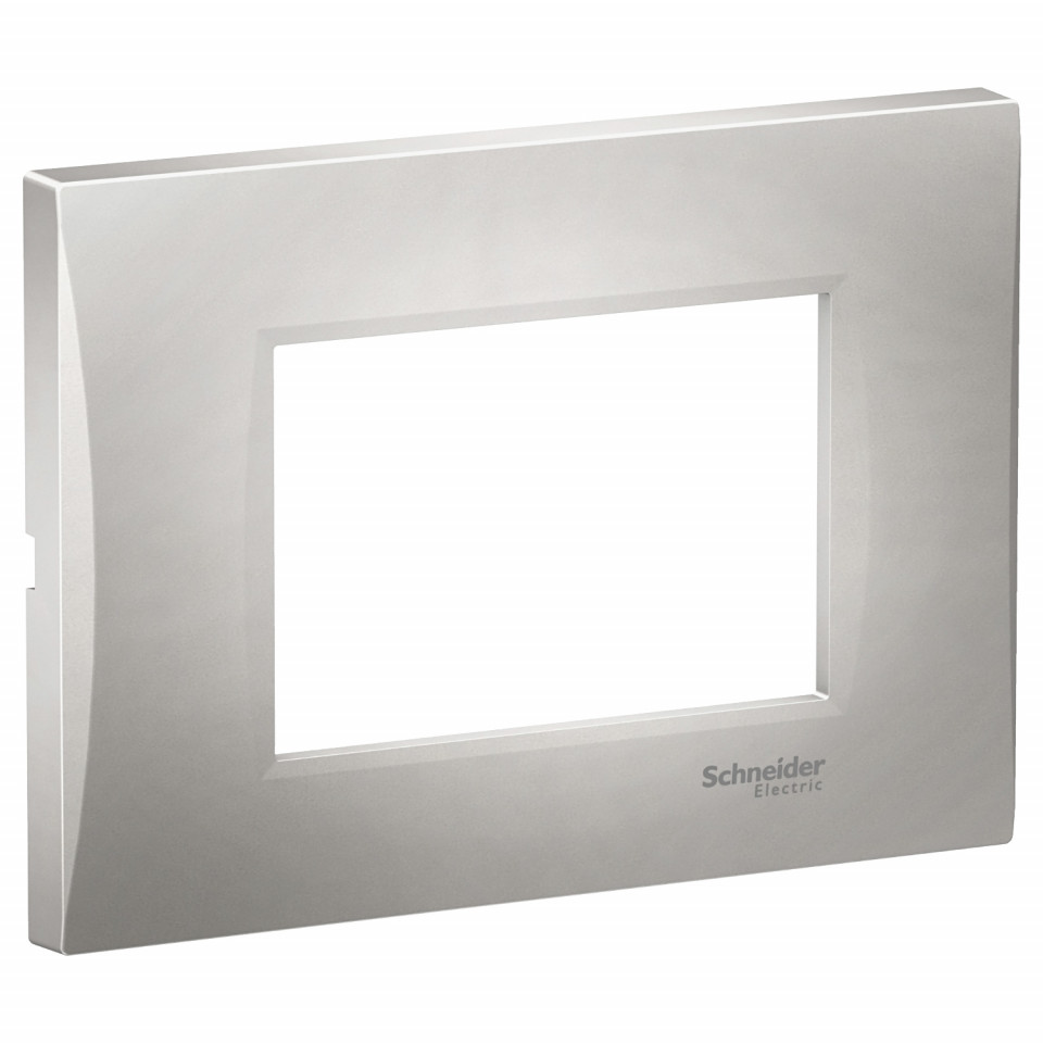 Rama 3 module curbata, argintiu, Schneider Easy Styl