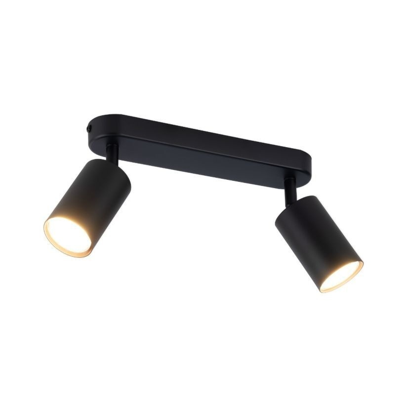 Spot aplicat Core, 2xGU10, IP20, negru, Klausen