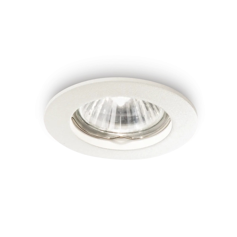 Spot incastrat Jazz, 1xGU10, IP20, alb, Ideal Lux