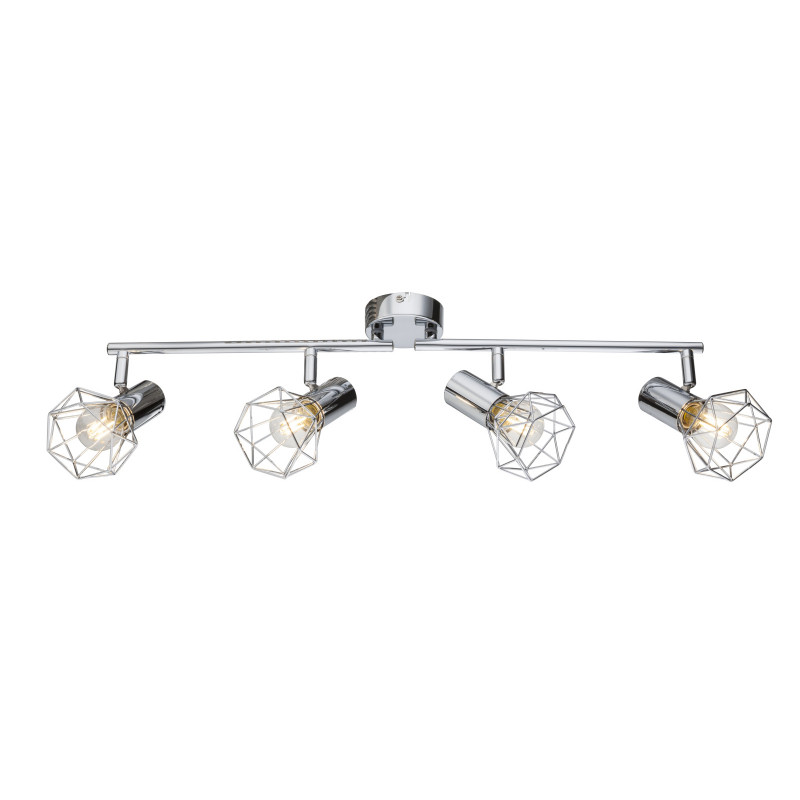 Spot Xara 54802-4, 4xE14, crom, IP20, Globo Lighting