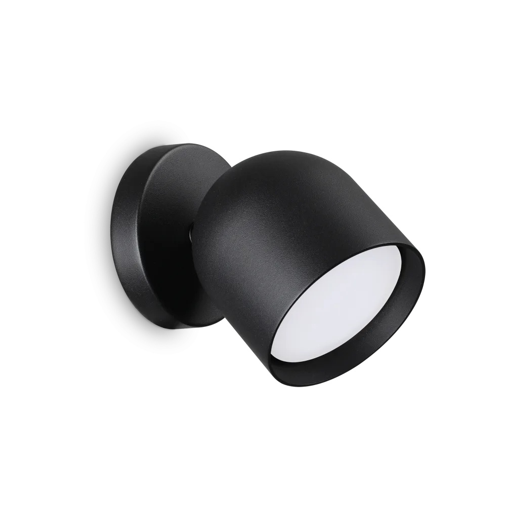 Aplica Dodo 1xGX53, IP20, neagra, Ideal Lux