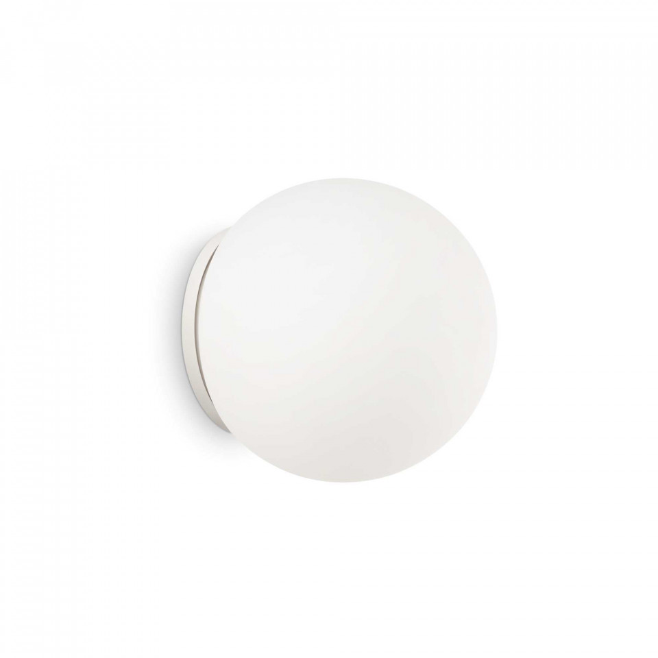 Aplica Mapa Bianco, 059815, 1xE27, alba, IP20, Ideal Lux