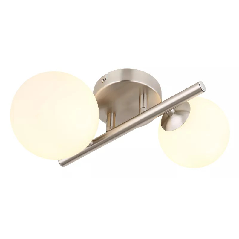 Aplica Riha 56140-2W, 2xG9, crom+alba, IP20, Globo