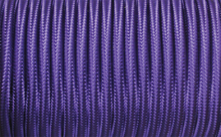 Cablu textil 2x0.75, violet