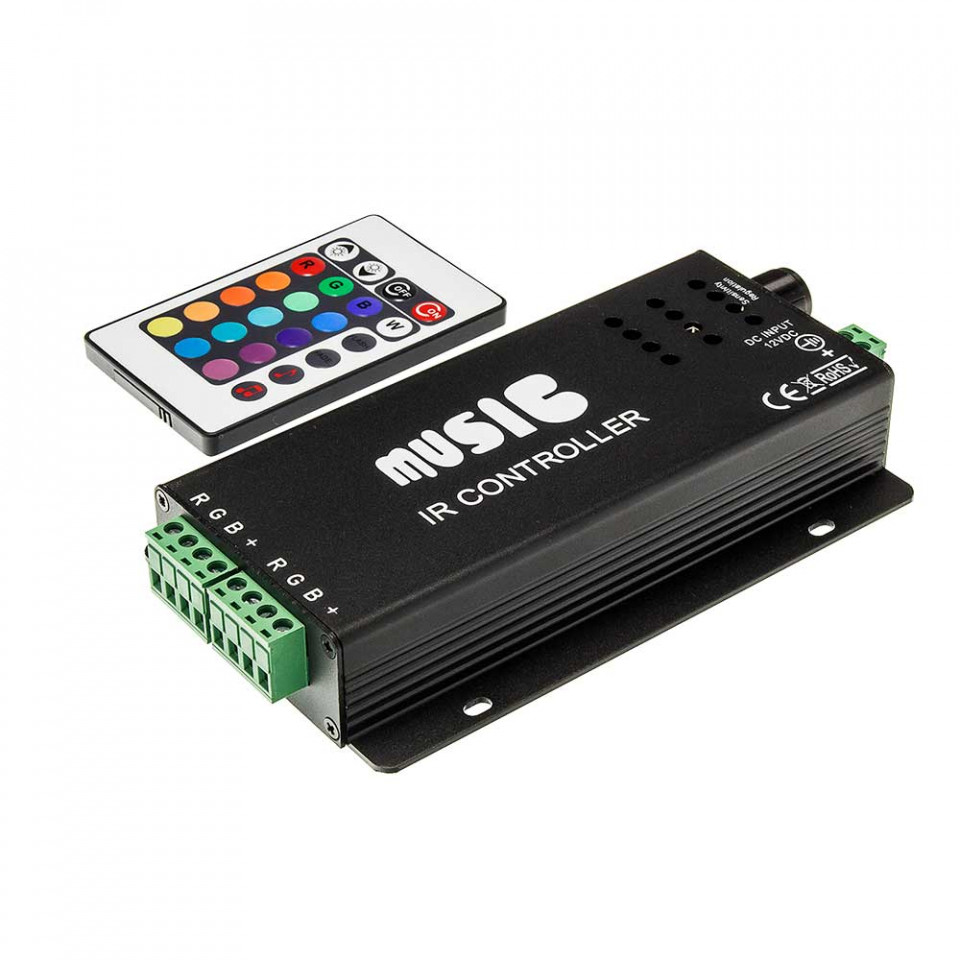 Controller banda led RGB muzical 18A 12V