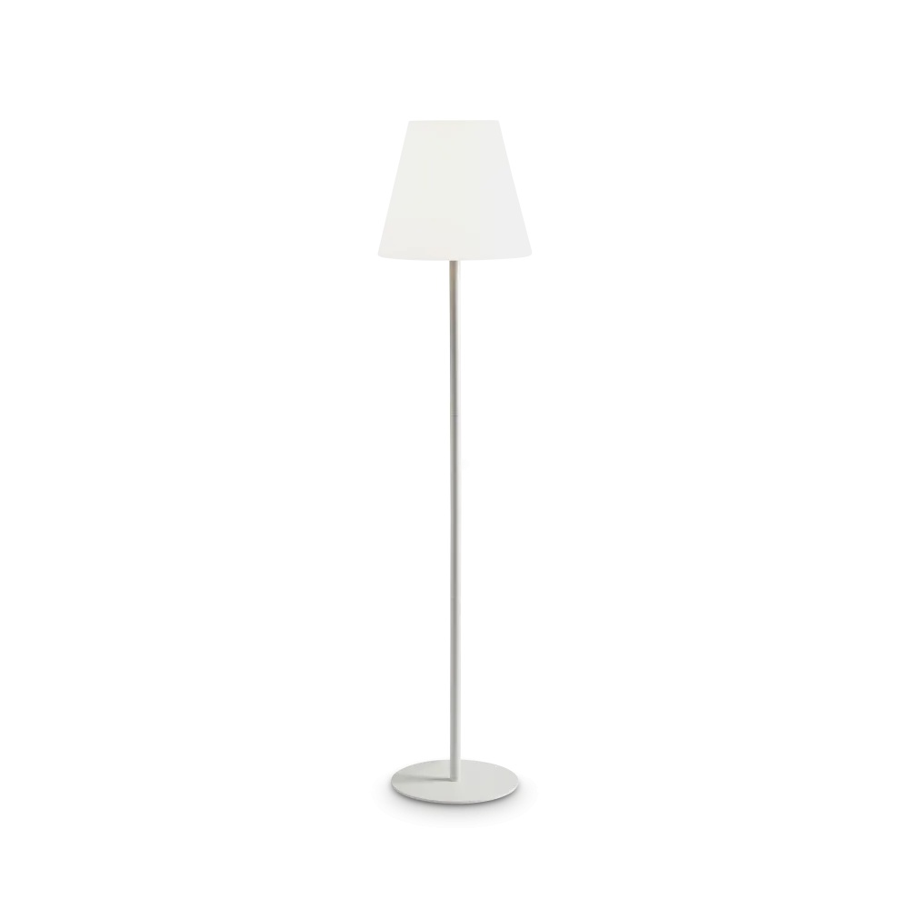 Lampadar exterior Arcadia 1xE27, IP44, alb, Ideal Lux