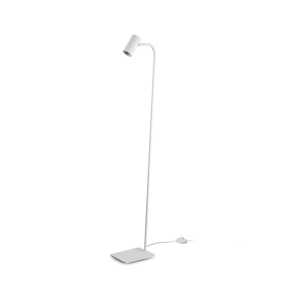 Lampadar Ginger 1xGU10, IP20, alb, Ideal Lux