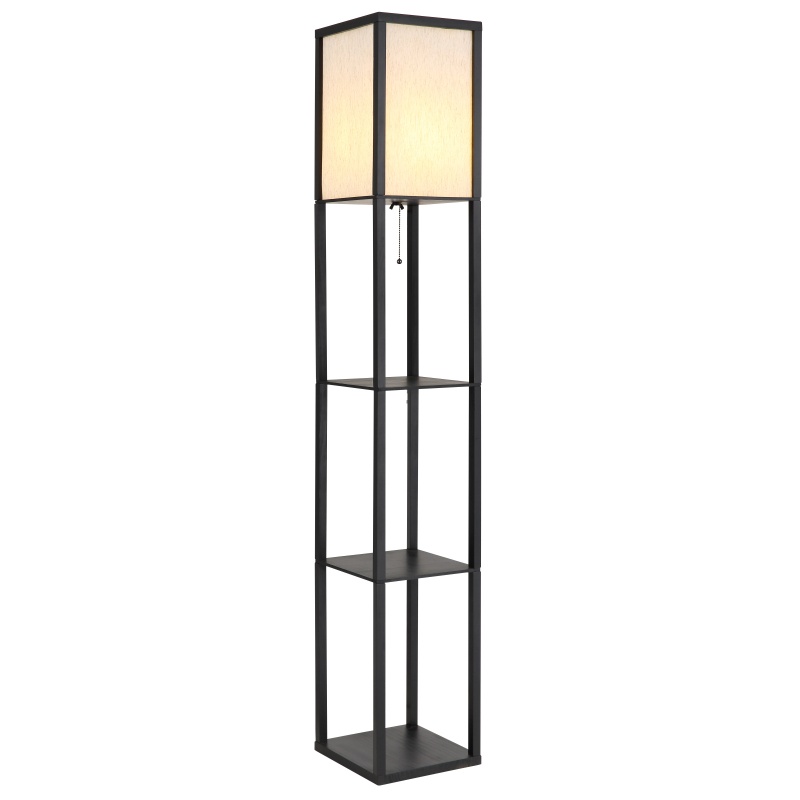 Lampadar Tabitha 1xE27, IP20, negru mat, Globo Lighting
