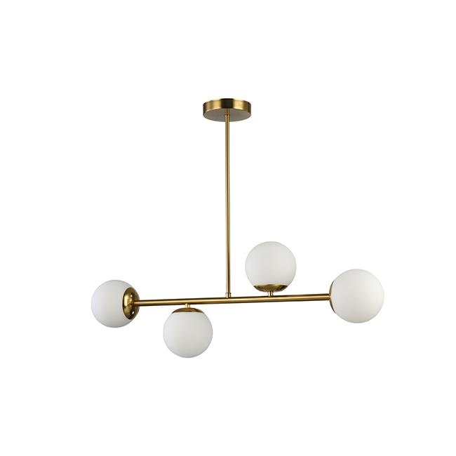 Lustra Bali 4xE27, IP20, aurie, Masterled