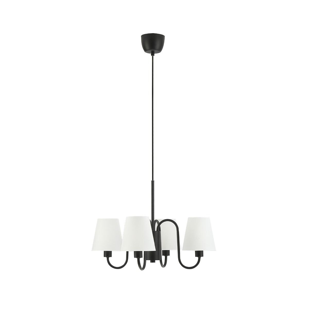 Lustra Classic 4 B, 4xE14, neagra, Klausen