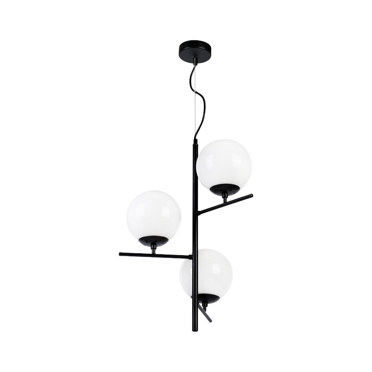 Lustra Cosmic SP3 B, 3xE27, neagra, Klausen