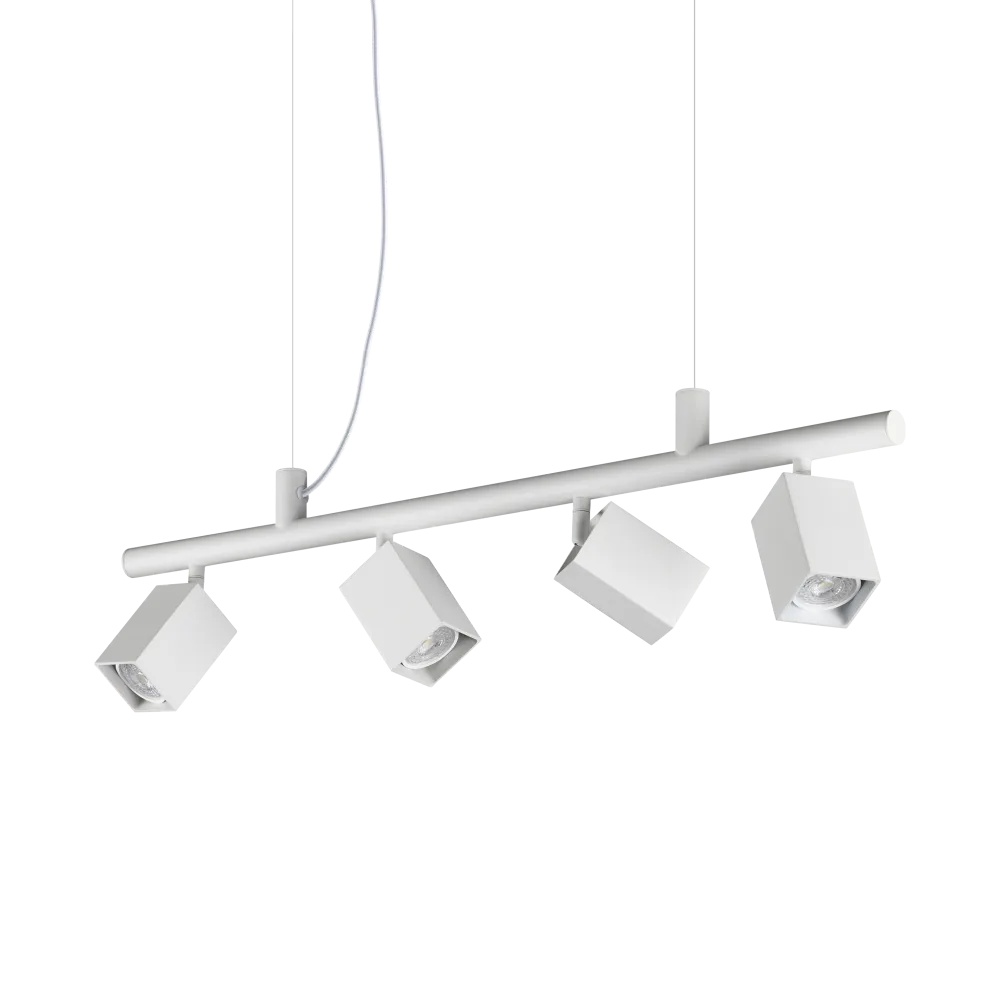 Lustra Dynamite 4xGU10, alba, Ideal Lux