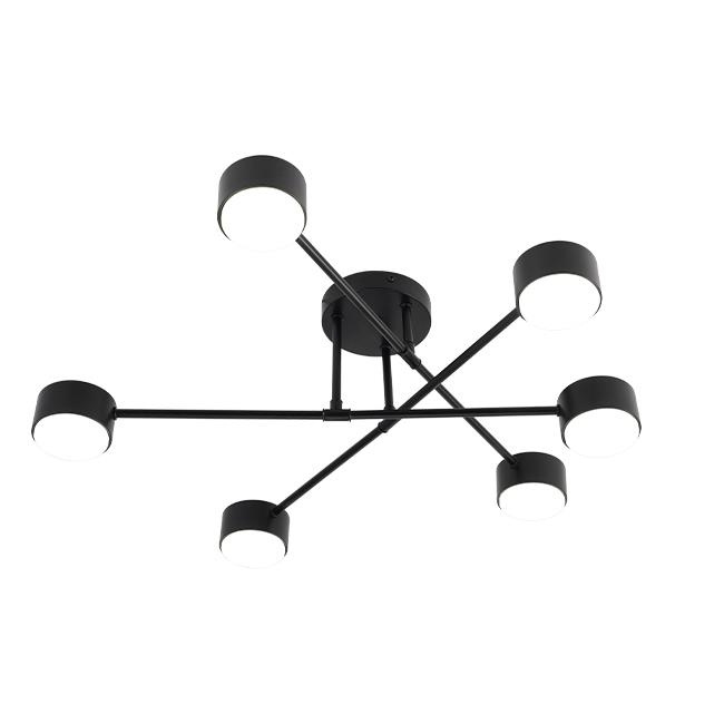Lustra Komi, 6xGX53, IP20, neagra, Masterled