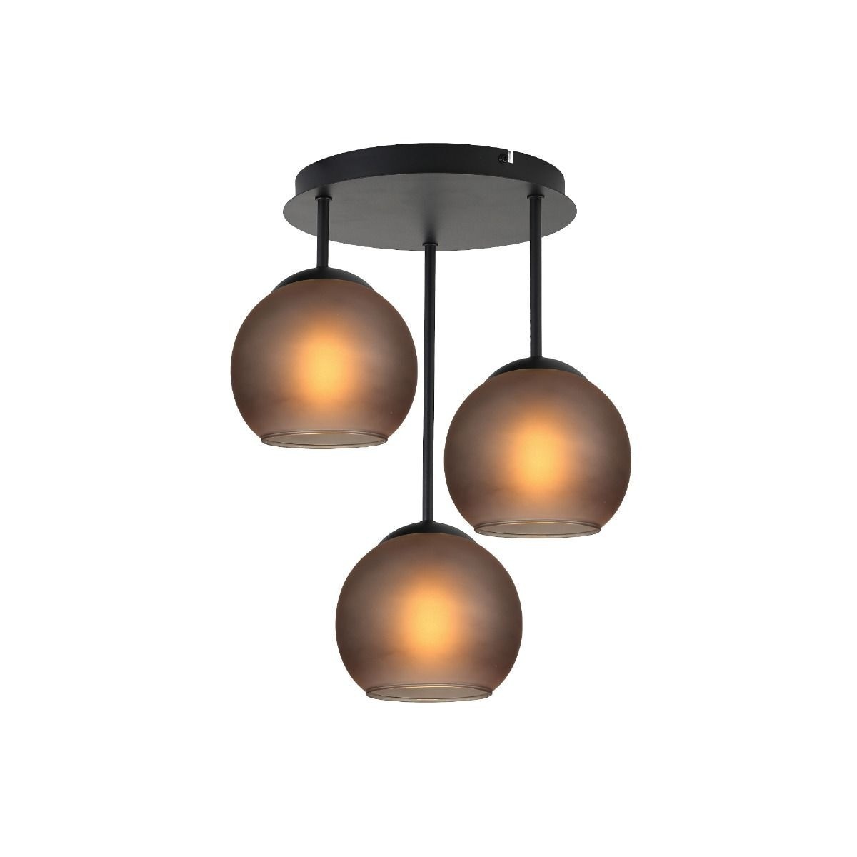 Lustra Lovely PL3, 3xE27, neagra, Klausen