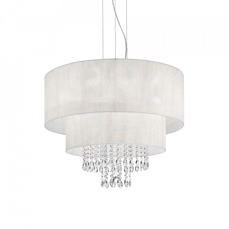Lustra Opera 068299, 6xE27, alba, IP20, Ideal Lux