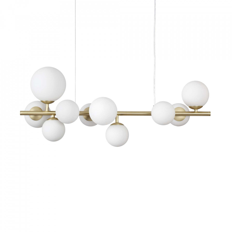 Lustra Perlage 283791, 10xG9, aurie+alba, IP20, Ideal Lux
