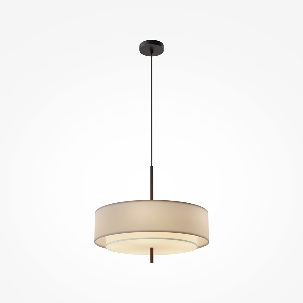 Pendul Bergamo, 5xE27, negru, Maytoni