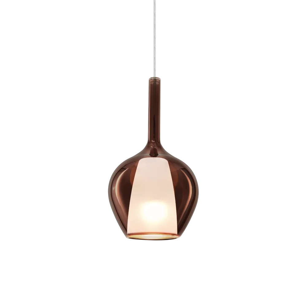 Pendul Kalique-1 1xE27, Ø180mm, IP20, cupru, Ideal Lux