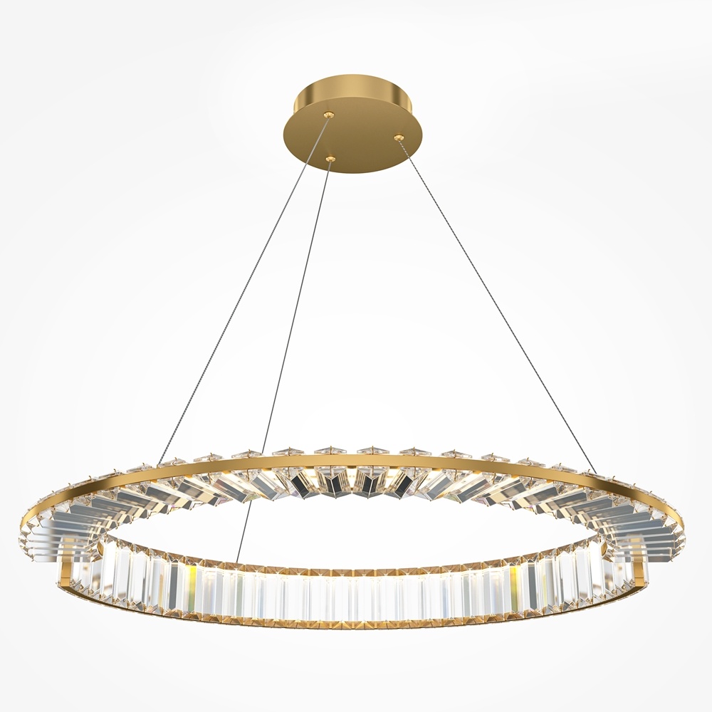Pendul Krone, 36W, lumina calda (3000K), alama, Maytoni