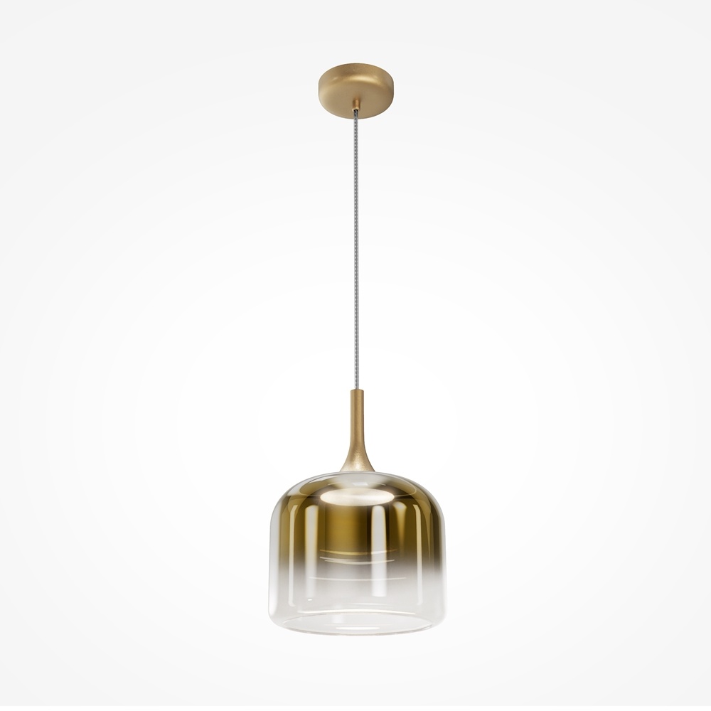 Pendul Spirito, 12W, lumina calda (3000K), auriu, Maytoni