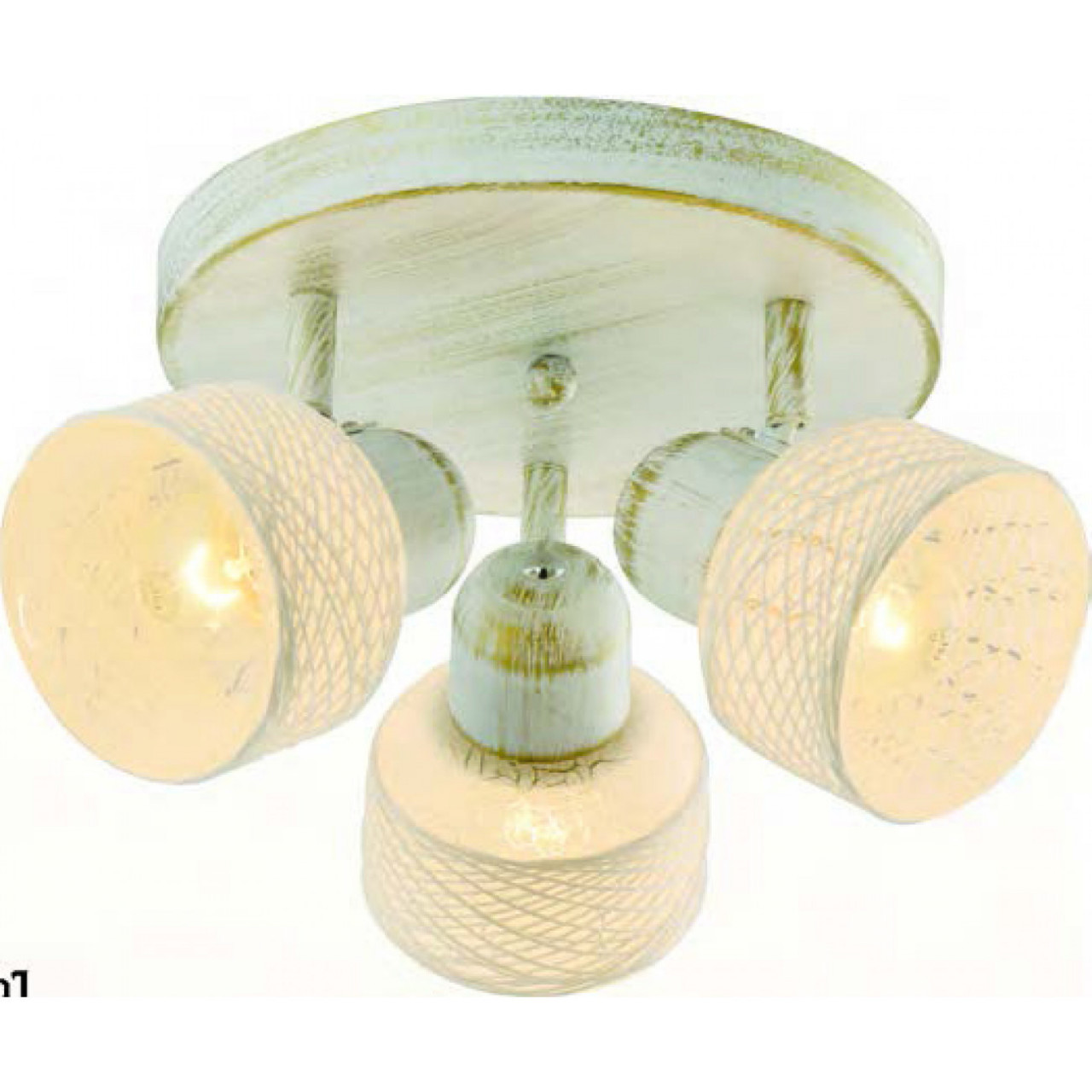 Plafoniera Grass KL6622, 3xE27, alba mata, IP20, Klausen
