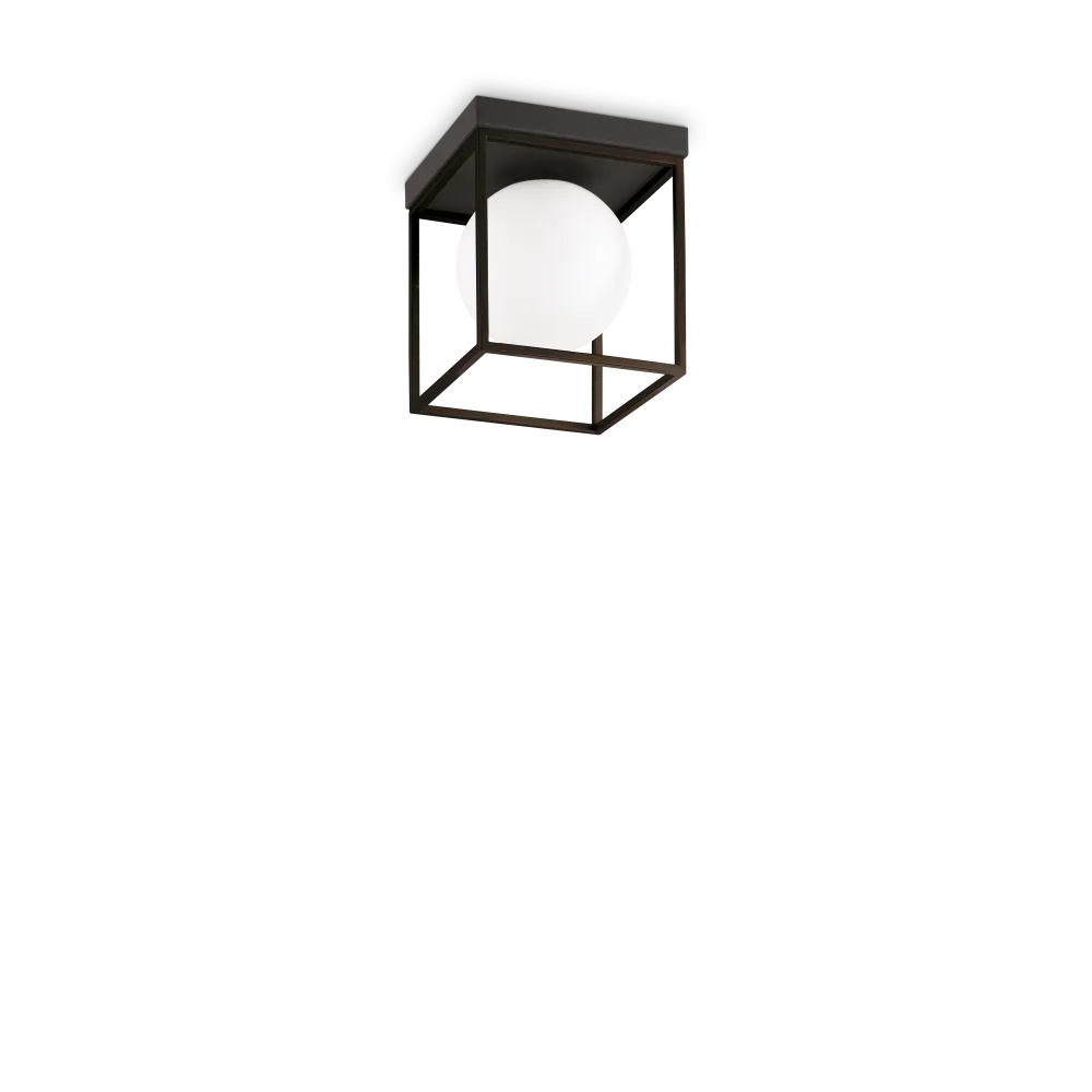 Plafoniera Lingotto 1xE14, IP20, neagra, Ideal Lux