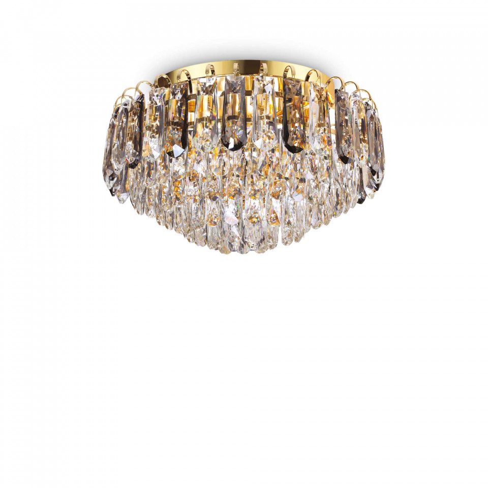 Plafoniera Magnolia 241296, 7xG9, aurie, IP20, Ideal Lux