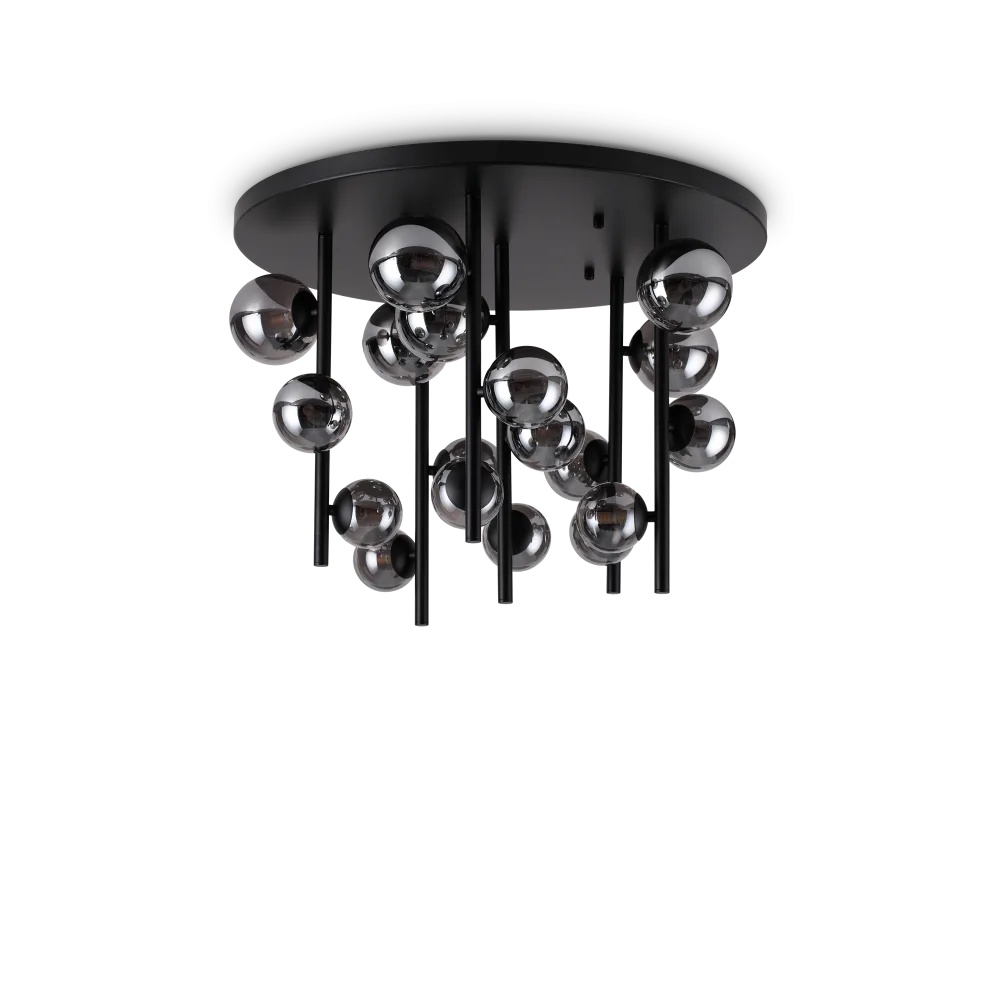Plafoniera Perlage, 18xG9, IP20, fumurie, Ideal Lux