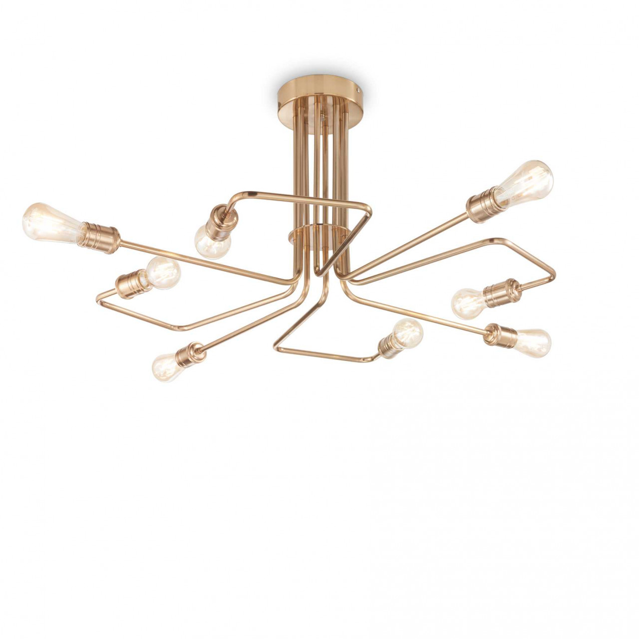 Plafoniera Triumph 160313, 8xE27, cupru, IP20, Ideal Lux