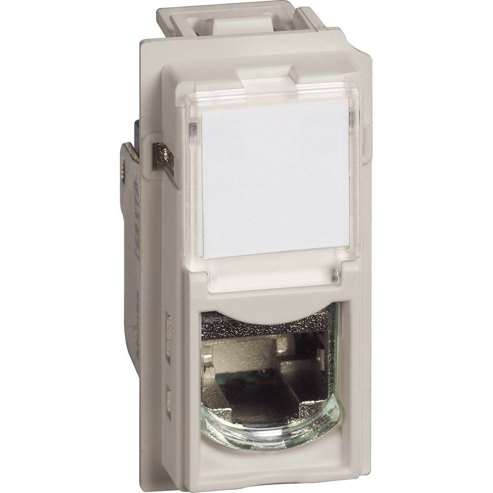 Priza RJ45 cat 6, nisip, Bticino Living Now