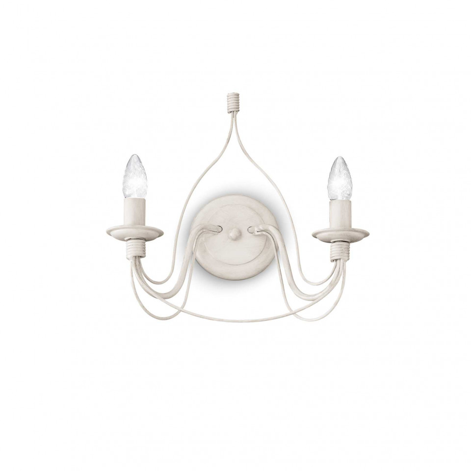 Aplica Corte 028460, 2xE14, alba, IP20, Ideal Lux