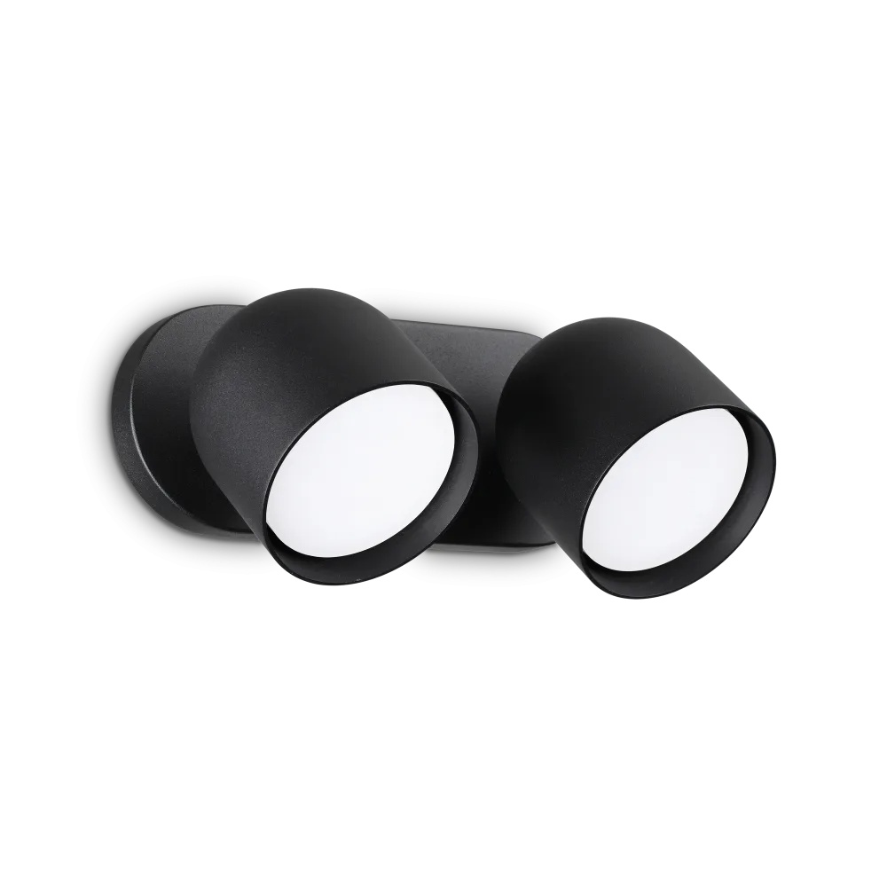 Aplica Dodo 2xGX53, IP20, neagra, Ideal Lux
