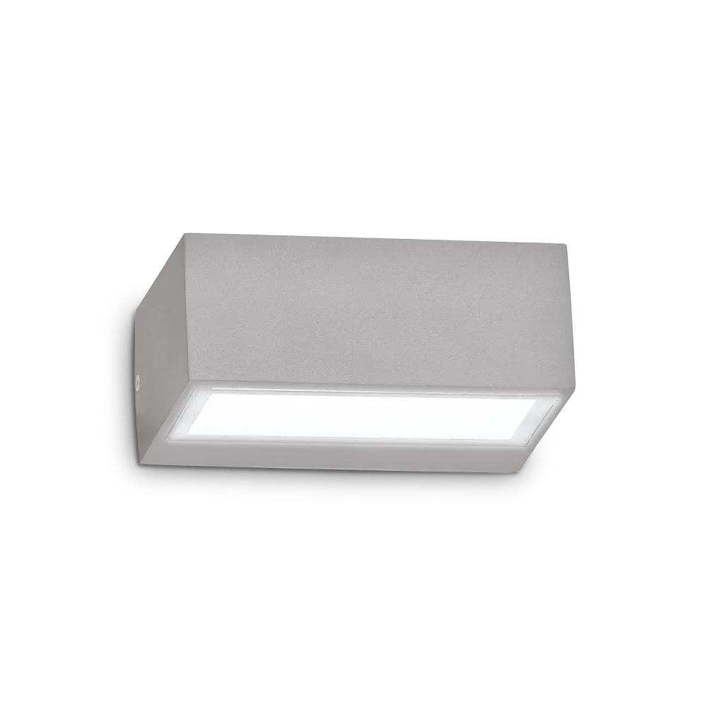 Aplica exterior Twin, 1xG9, IP44, gri, Ideal Lux