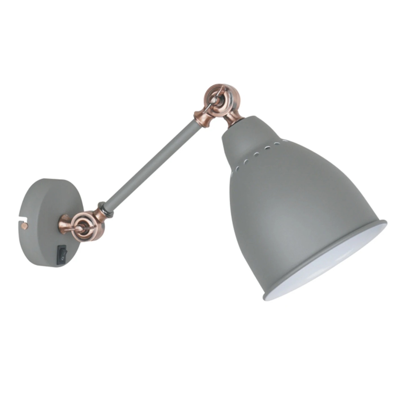 Aplica Tarra LY-4031, 1xE27, gri, stil clasic, IP20