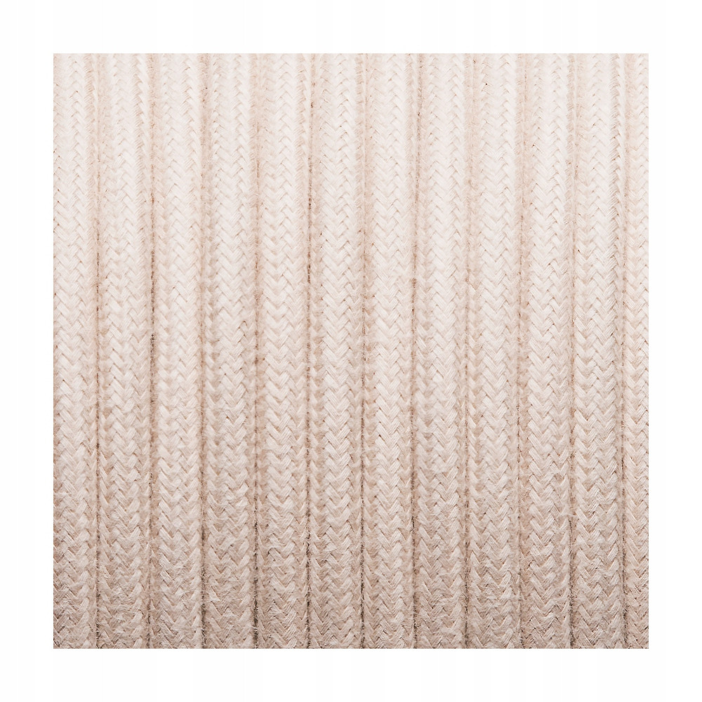 Cablu textil 2x0.75, culoarea bumbacului