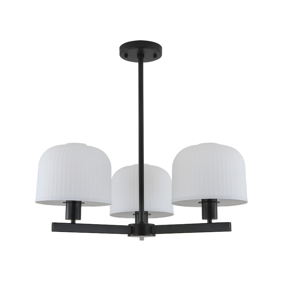 Lustra Darling 3 B, 3xE27, neagra, alba, Klausen