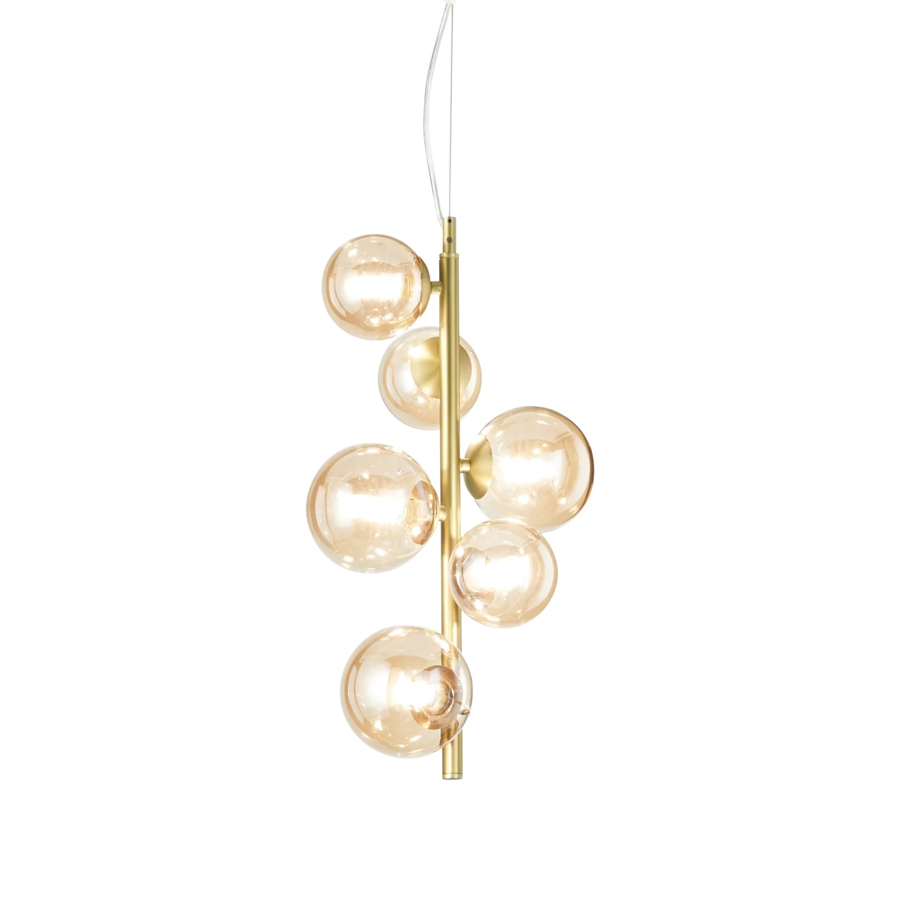 Lustra Perlage, 30xG9, IP20, fumurie, Ideal Lux