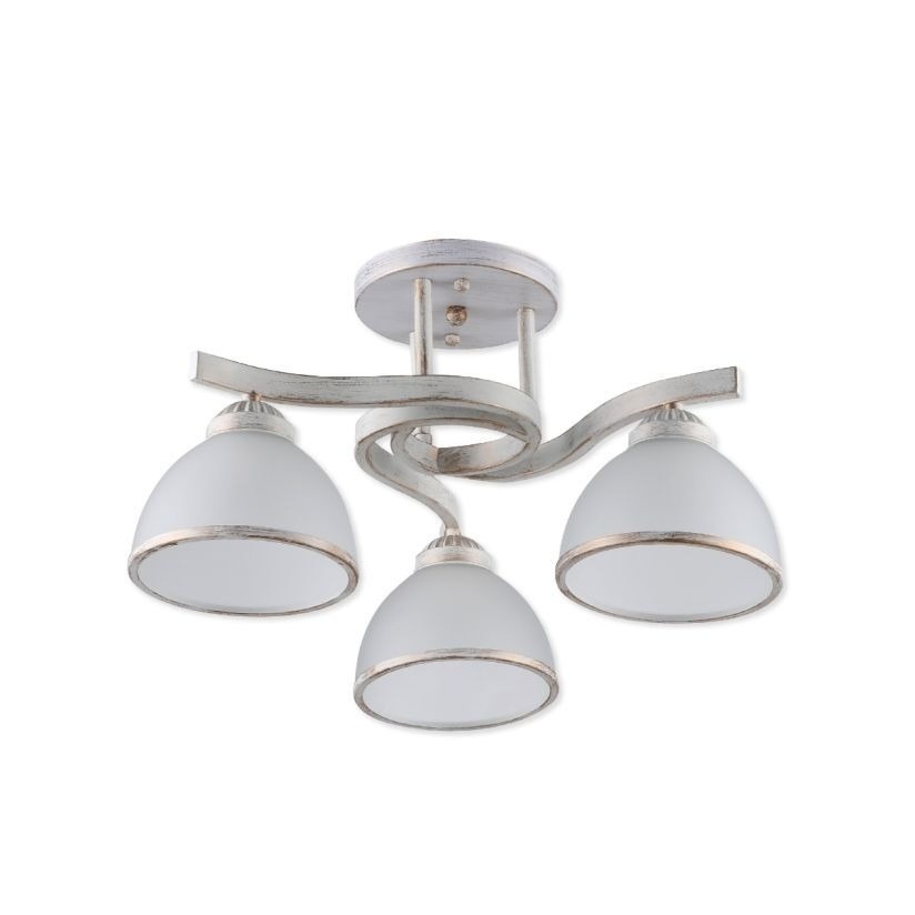 Lustra Vany, 3xE27, IP20, auriu periat+alba, Klausen